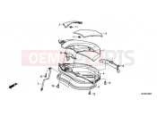 HONDA NC700XDD NC700X Dual Cluth ABS 2013 F-36 LUGGAGE LID
