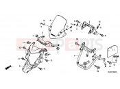 HONDA NC700XDD NC700X Dual Cluth ABS 2013 F-39 FRONT ENGINE HOUSING