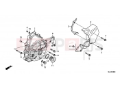 HONDA NC700XDE NC700XD 2014 E-9 A.C. GENERATOR COVER