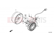 HONDA NC700XDE NC700XD 2014 E-10 GENERATOR