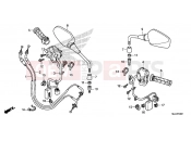 HONDA NC700XDE NC700XD 2014 F-3-1 SWITCH / CABLE (NC700XD / 750XD)