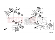 HONDA NC700XDE NC700XD 2014 F-29 FLASHING