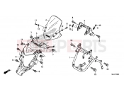 HONDA NC700XDE NC700XD 2014 F-39 FRONT ENGINE HOUSING