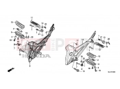 HONDA NC750XAF NC750X 2015 F-24 FOOTREST