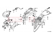 HONDA NC750XAF NC750X 2015 F-30 REAR LAMP