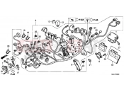 HONDA NC750XAF NC750X 2015 F-32 WIRING HARNESS
