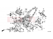 HONDA NC750XAF NC750X 2015 F-34 FRAME HOUSING