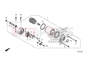 HONDA NC750XE NC750X 2014 E-12 STARTER ENGINE