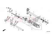 HONDA NC750XE NC750X 2014 E-17 TRANSMISSION DRUM (NC750X / XA)