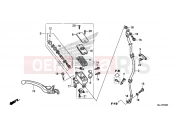 HONDA NC750XE NC750X 2014 F-4 FRONT MASTER CYLINDER (NC750X)