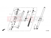 HONDA NC750XE NC750X 2014 F-9 FRONT FORK