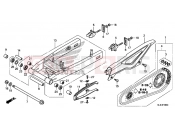 HONDA NC750XE NC750X 2014 F-26 SWING ARM