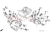 HONDA PC800K Pacific Coast 1989 E-1 VALVE COVER