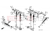 HONDA PC800K Pacific Coast 1989 E-3 CAMSHAFT / VALVE