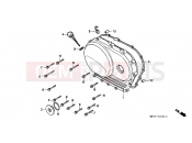HONDA PC800K Pacific Coast 1989 E-6 RIGHT CRANKSHAFT COVER
