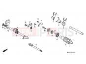HONDA PC800K Pacific Coast 1989 E-16 TRANSMISSION DRUM