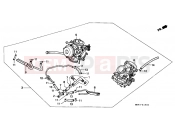 HONDA PC800K Pacific Coast 1989 E-19 CARBURETOR (ED.)