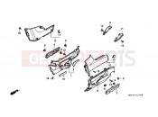 HONDA PC800K Pacific Coast 1989 F-21 SIDE COVER