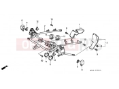 HONDA PC800K Pacific Coast 1989 F-39 ENGINE HOUSING