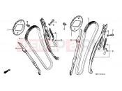 HONDA PC800L Pacific Coast 1990 E-4 TIMING CHAIN ​​/ TENSIONER