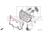 HONDA PC800L Pacific Coast 1990 F-1 HEADLIGHT