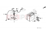 HONDA PC800L Pacific Coast 1990 F-30 BATTERY