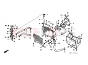 HONDA PC800L Pacific Coast 1990 F-33 ​​RADIATOR