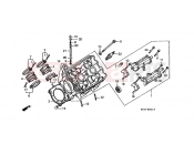 HONDA ST1100N Pan-European 1992 E-3-1 LEFT CYLINDER HEAD