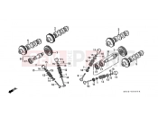 HONDA ST1100N Pan-European 1992 E-4 CAMSHAFT / VALVE