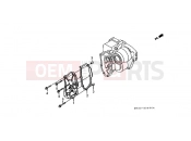 HONDA ST1100N Pan-European 1992 E-6 TRANSMISSION COVER