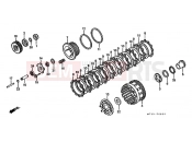 HONDA ST1100N Pan-European 1992 E-8 CLUTCH