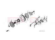 HONDA ST1100N Pan-European 1992 E-9 CLUTCH COUPLING START