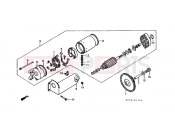 HONDA ST1100N Pan-European 1992 E-11 STARTER ENGINE