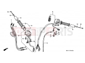 HONDA ST1100T Pan-European 1996 F-4 SWITCH / CABLE