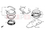 HONDA ST1100T Pan-European 1996 F-20 AIR FILTER