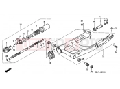 HONDA ST1100T Pan-European 1996 F-25 SWING ARM