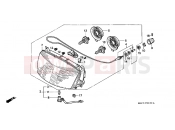 HONDA ST1100V Pan-European 1997 F-1 HEADLIGHT