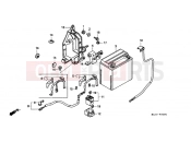 HONDA ST1100V Pan-European 1997 F-30 BATTERY
