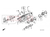 HONDA ST1100W Pan-European 1998 E-3 RIGHT CYLINDER HEAD
