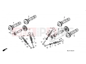 HONDA ST1100W Pan-European 1998 E-4 CAMSHAFT / VALVE