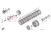 HONDA ST1100W Pan-European 1998 E-8 CLUTCH