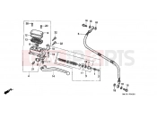 HONDA ST1100W Pan-European 1998 F-6 CLUTCH MASTER