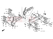 HONDA ST1100W Pan-European 1998 F-24 FOOTREST