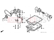 HONDA ST1100AP Pan-European ABS 1993 E-14 OIL PUMP