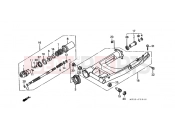 HONDA ST1100AP Pan-European ABS 1993 F-25 SWING ARM