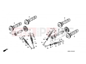 HONDA ST1100PP Pan-European Police 1993 E-4 CAMSHAFT / VALVE