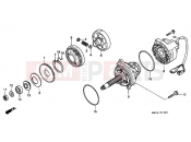 HONDA ST1100PP Pan-European Police 1993 E-12 GENERATOR (ST1100PP / PS)