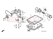HONDA ST1100PP Pan-European Police 1993 E-14 OIL PUMP