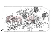 HONDA ST1100PP Pan-European Police 1993 E-21 CARBURETOR INSTALLATION.