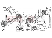 HONDA ST1100PP Pan-European Police 1993 E-21-1 CARBURETOR (PARTS)